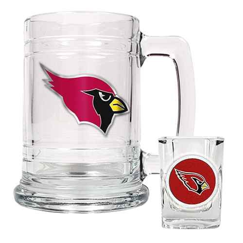 Arizona Cardinals Beer Mug And Shot Glass Boilermaker Set