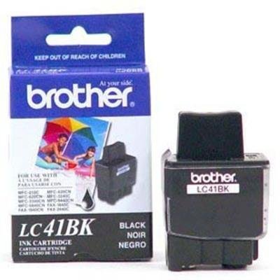 Brother LC41HYBK Black High Yield OEM Genuine Inkjet/Ink Cartridge (900 Yield) - Retail