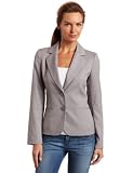 Anne Klein Women's Classic Suit Jacket, Pale Grey Heather, 10