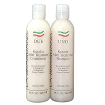 LA-BRASILIANA UNO Keratin After Treatment Shampoo 8oz + DUE Conditioner 8oz Combo Set Sale!
From LA-BRASILIANA
