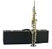 Swing Street - Mark V - Fully Engraved Limited Edition - Black Nickel Soprano Saxophone with Deluxe Leather Case. THREE YEAR WARRANTY
