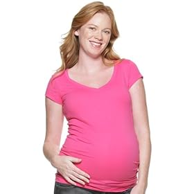 NOM Vneck Maternity T-Shirt
