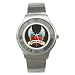 Stainless Steel Watch of Flaming Winged Heart says Angel Heart