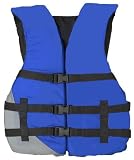 X20 Universal Adult Life Jacket Vest - Blue & Black