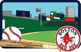 Boston Red Sox Rubber Bag Tag