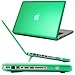 iPearl mCover Hard Shell Case with FREE keyboard cover for Model A1278 13-inch Regular display Aluminum Unibody MacBook Pro -  (13.3-inch diagonal screen, GREEN Keyboard)