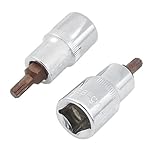 uxcell ソケットドライバー　正方形ヘッド　メタル製　M6タイプ　2個入