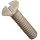 Ultem 2300 Machine Screw, Flat Head, Slotted Drive