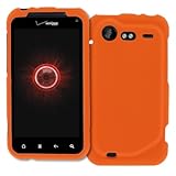 EMPIRE Orange Rubberized Hard Case Cover for Verizon HTC DROID Incredible 2 ....