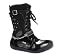 MUSTANG Trendy Winterstiefel Schwarz Damenschuhe Markenschuhe Stiefel Schuhe - schwarz