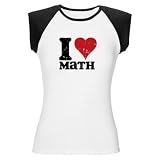 I Love Math Women's Cap Sleeve T-Shirt