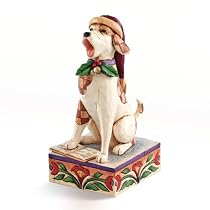 Jim Shore Heartwood Creek Singing Dog Figurine, 5-3/4-Inch