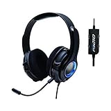 Syba Rumble Effect Gaming Headset - SYBA OG-AUD63076 Cruiser (((Rumble))) Effect PlayStation Gaming Headset with Detachable Boom Microphone, Hand-Washable Removable Ear-cup