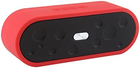 LB1 High Performance New Bluetooth Speaker for Asus VS247H-P 23.6-Inch Full-HD LED-Lit LCD Monitor Portable Water Resistant Mini Wireless Music System Built-in Microphone Hand-free Wireless Speaker (Red)