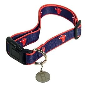Boston Red Sox Logo Dog Collar Size M/L
