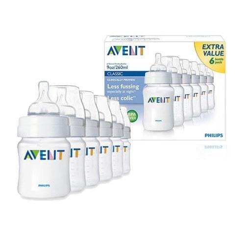 Philips AVENT BPA Free Bottles - 6 Pack