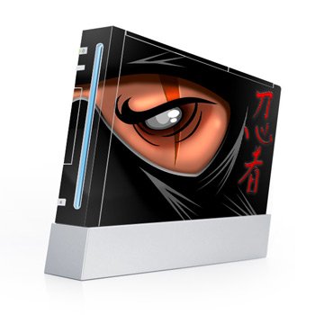 Ninja Design Nintendo Wii Body Protector Skin Decal Sticker