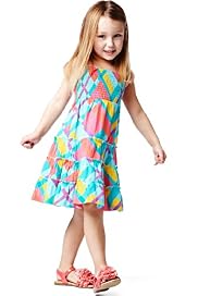 Pure Cotton Checked Dress