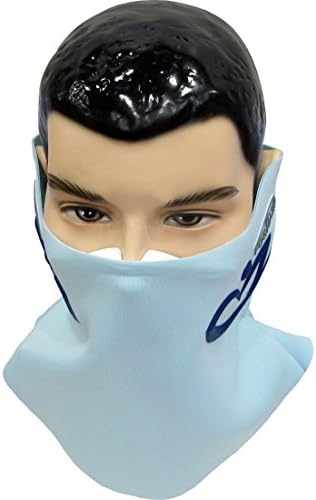 Foguard 3D Silicon Buff / Yellow Dust Buff / Fine Dust Buff / Anti-Fogging Buff - Great For Biking, Running, Climbing, Out Door Sports Activities - Universal Size (Sky-blue)