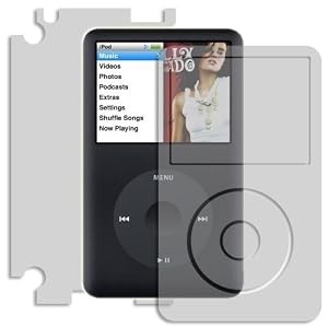Skinomi TechSkin - Invisible Protector Shield Full Body Skin for Apple iPod Classic 80GB + LIFETIME REPLACEMENTS