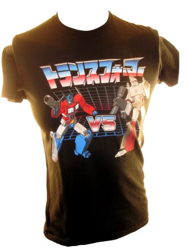  Transformers Mens T-Shirt - Japanese Optimus vs. Megatron