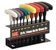 T-Handle Hex Key, SAE - 10 Piece