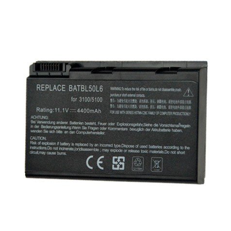 Laptop/Notebook Battery for Acer Aspire 5100 5150 5610 3690 3100 3102 3650, Fits batbl50l4 batbl50l6 batbl50l8h
