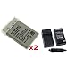 eForCity 2x 1500 mAh BATTERY+CHARGER Compatible with NIKON EN-EL5 COOLPIX