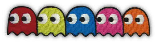 アイロンワッペン【Pacman Monsters】　パックマンモンスター　ロゴワッペン