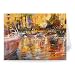 Riviera Moorings (oil on canvas) by Peter.. - Greeting Card (Pack of 2) - 7x5 inch - Art247 - Standard Size - Pack Of 2