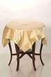 Golden Sari Tablecloth / Linen / Topper - Made to measure
