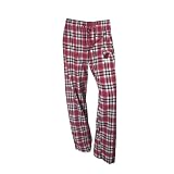NBA Women's Miami Heat Harmony Flannel Pants (Garnet/Black, Large)