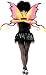 Adult Red & Yellow Costume Wings (Size:Standard)