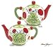 Let Us Adore Him Hand-painted Ceramic Christmas Teapot