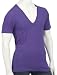 American Apparel Unisex Adults Sheer Jersey Short Sleeve Deep V Neck