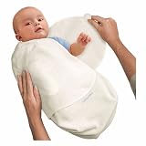 Kiddopotamus SwaddleMe Microfleece, Small, Ivory