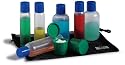 Lewis N. Clark Deluxe Travel Bottle 8 Piece Set, Clear/Blue