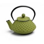 Rosseto Japanese Style Cast Iron Teapot 10 Ounce, Olive Green