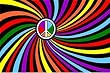 Rainbow Peace Flag Polyester 3 ft. x 5 ft. Rainbow Peace Flag Polyester 3 ft. x 5 ft.