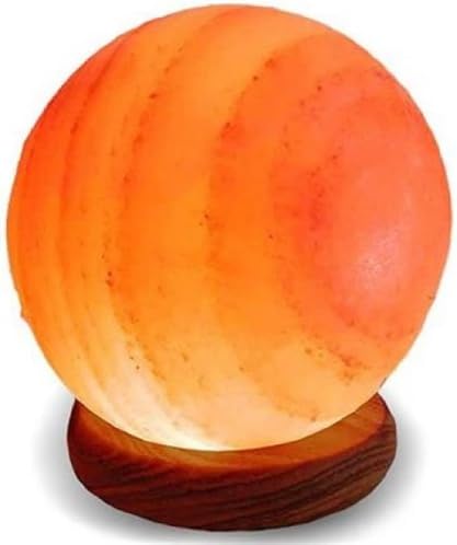 Himalayan Salt Lamp Globe, Sphere, or Ball 7" (16 lbs.) Nightlight or Table Accent