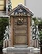 Bristol Falls Victorian Village Christmas House Door Display
