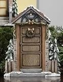 Bristol Falls Victorian Village Christmas House Door Display