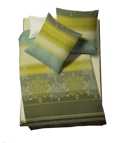 fleuresse acapulco 102402/5 Mako-Satin-Bettw&auml;sche 135 x 200 + 80 x 80 cm Preisvergleich