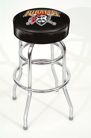 Pittsburgh Pirates Backless Swivel Sports Bar Stool