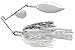 Terminator T1 Spinnerbait-Colorado/Willow, Nickel/Nickel Blade (Silver Shad, 3/8-Ounce)