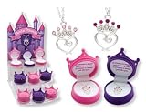 DM Merchandising Petite Princess Crown Necklace - Purple