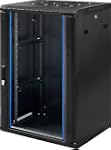18 HE 19 Zoll Wandschrank mit Glast�r