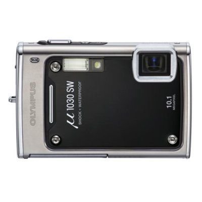 Childrens Toyshop  Electronics : Olympus Mju 1030SW Digital Camera - Midnight Black (10.1MP, 3.6x Digital Zoom) 2.7" LCD