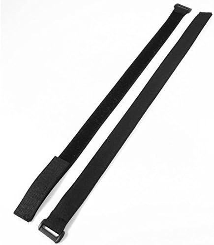Dimart 2pcs Black Nylon Detachable Closure Yoga Mat Bundled Strap Organizer