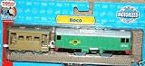 Trackmaster Boco Battery Operated Train + 1 Car & 2 Tracks